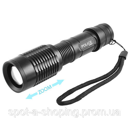 Фонарь светодиодный, металлический ручной Police 1861/1862-T6, ЗУ 220V/12V, 1x18650/3xAAA, zoom, Box
Фонарь светодиодный, металлический ручной Police 1861/1862-T6, ЗУ 220V/12V, 1x18650/3xAAA, zoom, Box