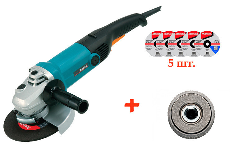 Угловая шлифмашина Makita GA7010C + зачистной диск по металлу + быстрозажимная гайка (GA7010CQ-D-18471(5))
Угловая шлифмашина Makita GA7010C + зачистной диск по металлу + быстрозажимная гайка (GA7010CQ-D-18471(5))