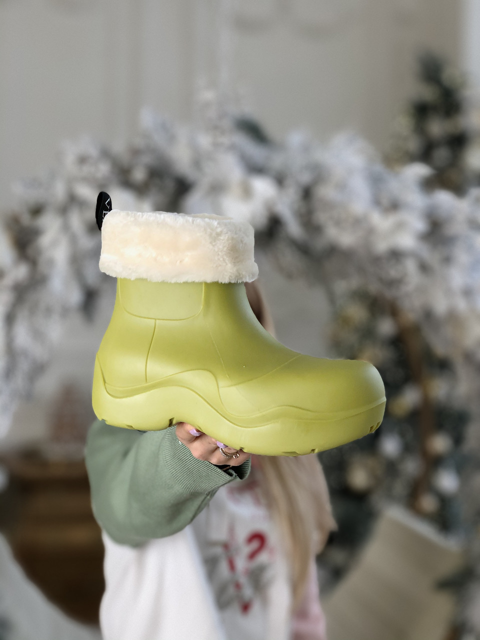 Ботинки женские Bottega Veneta Puddle 2 в 1 (зима-демисезон), оливковые, сменный меховой чулок. Код Z-3189 38, Оливковый
Ботинки женские Bottega Veneta Puddle 2 в 1 (зима-демисезон), оливковые, сменный меховой чулок. Код Z-3189 38, Оливковый