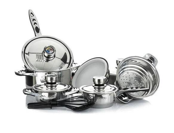 Набор кухонной посуды Top Kitchen Banoo TK0008 Премиум из 20 пр. кастрюли с термодатчиками+аксессуары
Набор кухонной посуды Top Kitchen Banoo TK0008 Премиум из 20 пр. кастрюли с термодатчиками+аксессуары