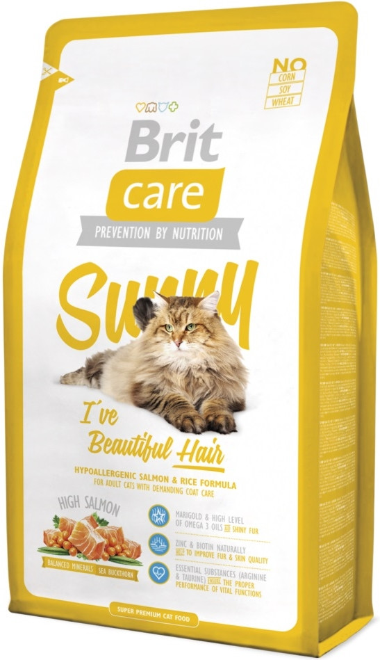 Brit Care Sunny I have Beautiful Hair Сухой корм для кошек, требующих особого ухода за шерстью и кожей 2 кг
Brit Care Sunny I have Beautiful Hair Сухой корм для кошек, требующих особого ухода за шерстью и кожей 2 кг