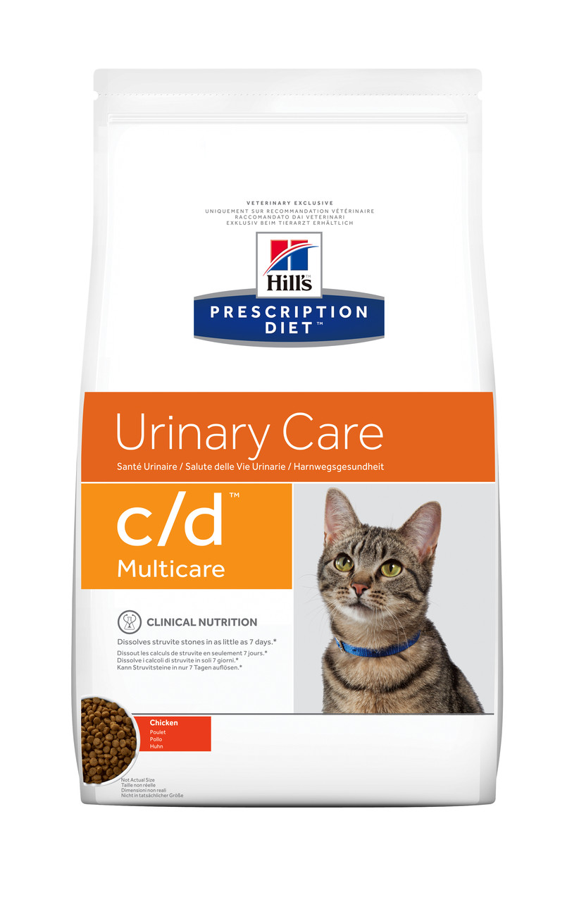 Сухой корм HILL'S PRESCRIPTION DIET c/d Urinary Multicare для кошек при пробл мочепол сист, с курицей, 5 кг
Сухой корм HILL'S PRESCRIPTION DIET c/d Urinary Multicare для кошек при пробл мочепол сист, с курицей, 5 кг