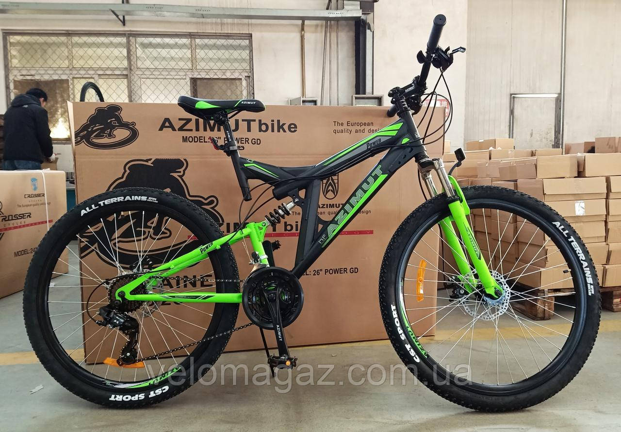 Велосипед горный двухподвесной POWER 26" FRD, рама 19,5", черно-зеленый, Черно-красный
Велосипед горный двухподвесной POWER 26" FRD, рама 19,5", черно-зеленый, Черно-красный