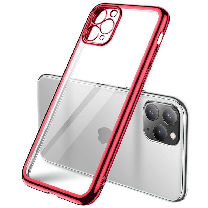 Прозрачный силиконовый чехол с глянцевой окантовкой Full Camera для Apple iPhone 11 Pro (5.8"), Красный
Прозрачный силиконовый чехол с глянцевой окантовкой Full Camera для Apple iPhone 11 Pro (5.8"), Красный