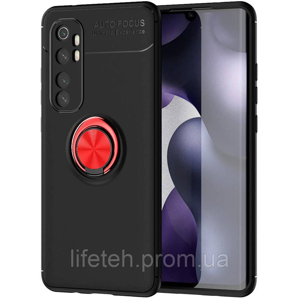 TPU чехол Deen ColorRing под магнитный держатель (opp) для Xiaomi Mi Note 10 Lite, Черный / красный
TPU чехол Deen ColorRing под магнитный держатель (opp) для Xiaomi Mi Note 10 Lite, Черный / красный