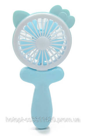 Аккумуляторный ручной (настольный) мини вентилятор с ушками Handy Mini Fan CS1192 Голубой
Аккумуляторный ручной (настольный) мини вентилятор с ушками Handy Mini Fan CS1192 Голубой