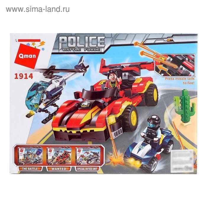 Конструктор Brick "Погоня за внедорожником" Полиция Police 405дет. Enlighten (Qman) + подарок, Разные цвета
Конструктор Brick "Погоня за внедорожником" Полиция Police 405дет. Enlighten (Qman) + подарок, Разные цвета