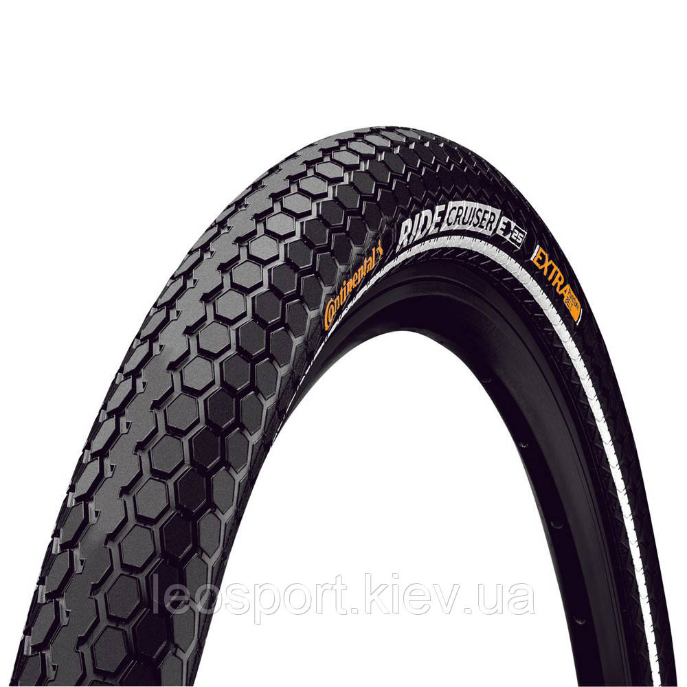 Покрышка Continental Ride Cruiser черная, не складная светоотражающая,26" | 26 x 2.20
Покрышка Continental Ride Cruiser черная, не складная светоотражающая,26" | 26 x 2.20