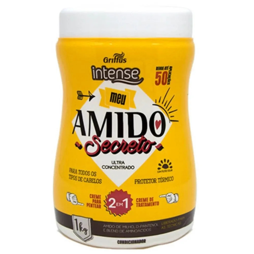 Маска-сыворотка 2в1 против выпадения волос Griffus Creme de tratamento 2 em 1 meu amido secreto 1000 g
Маска-сыворотка 2в1 против выпадения волос Griffus Creme de tratamento 2 em 1 meu amido secreto 1000 g
