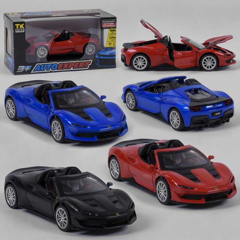 Машина металлическая 40408 (72) "Auto Expert", 3 цвета, свет, звук, инерция, открываются двери, в коробке
Машина металлическая 40408 (72) "Auto Expert", 3 цвета, свет, звук, инерция, открываются двери, в коробке