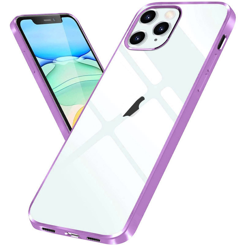 Прозрачный силиконовый чехол с глянцевой окантовкой для Apple iPhone 12 Pro Max (6.7, Сиреневый
Прозрачный силиконовый чехол с глянцевой окантовкой для Apple iPhone 12 Pro Max (6.7, Сиреневый