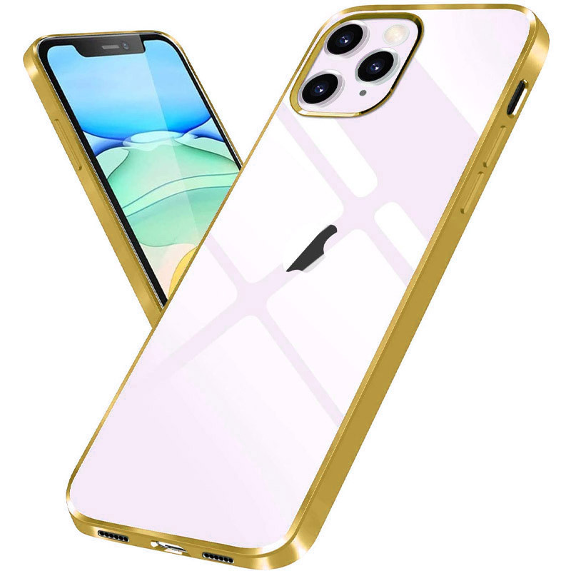 Прозрачный силиконовый чехол с глянцевой окантовкой для Apple iPhone 12 Pro / 12 (6.1, Золотой
Прозрачный силиконовый чехол с глянцевой окантовкой для Apple iPhone 12 Pro / 12 (6.1, Золотой