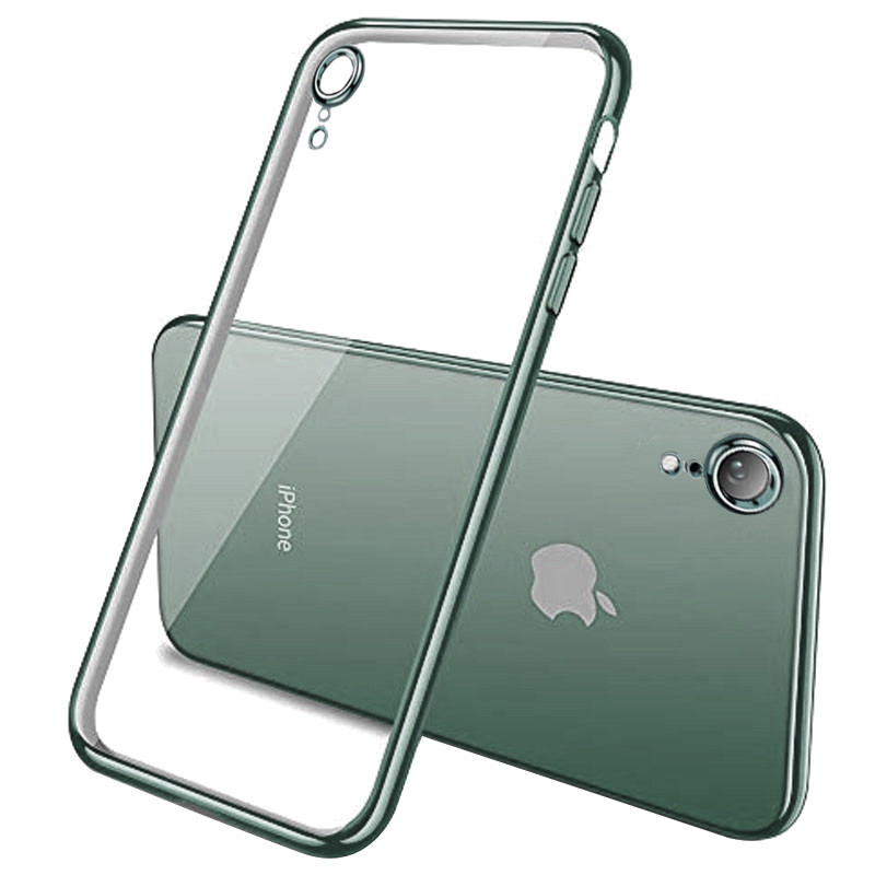 Прозрачный силиконовый чехол с глянцевой окантовкой Full Camera для Apple iPhone XR (6.1"), Темно-зеленый
Прозрачный силиконовый чехол с глянцевой окантовкой Full Camera для Apple iPhone XR (6.1"), Темно-зеленый