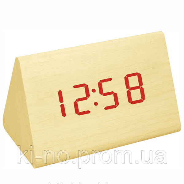 Настольные часы Wooden Watch электронные LED светодиодные в форме деревянного бруска USB 12см Жёлто-красные
Настольные часы Wooden Watch электронные LED светодиодные в форме деревянного бруска USB 12см Жёлто-красные