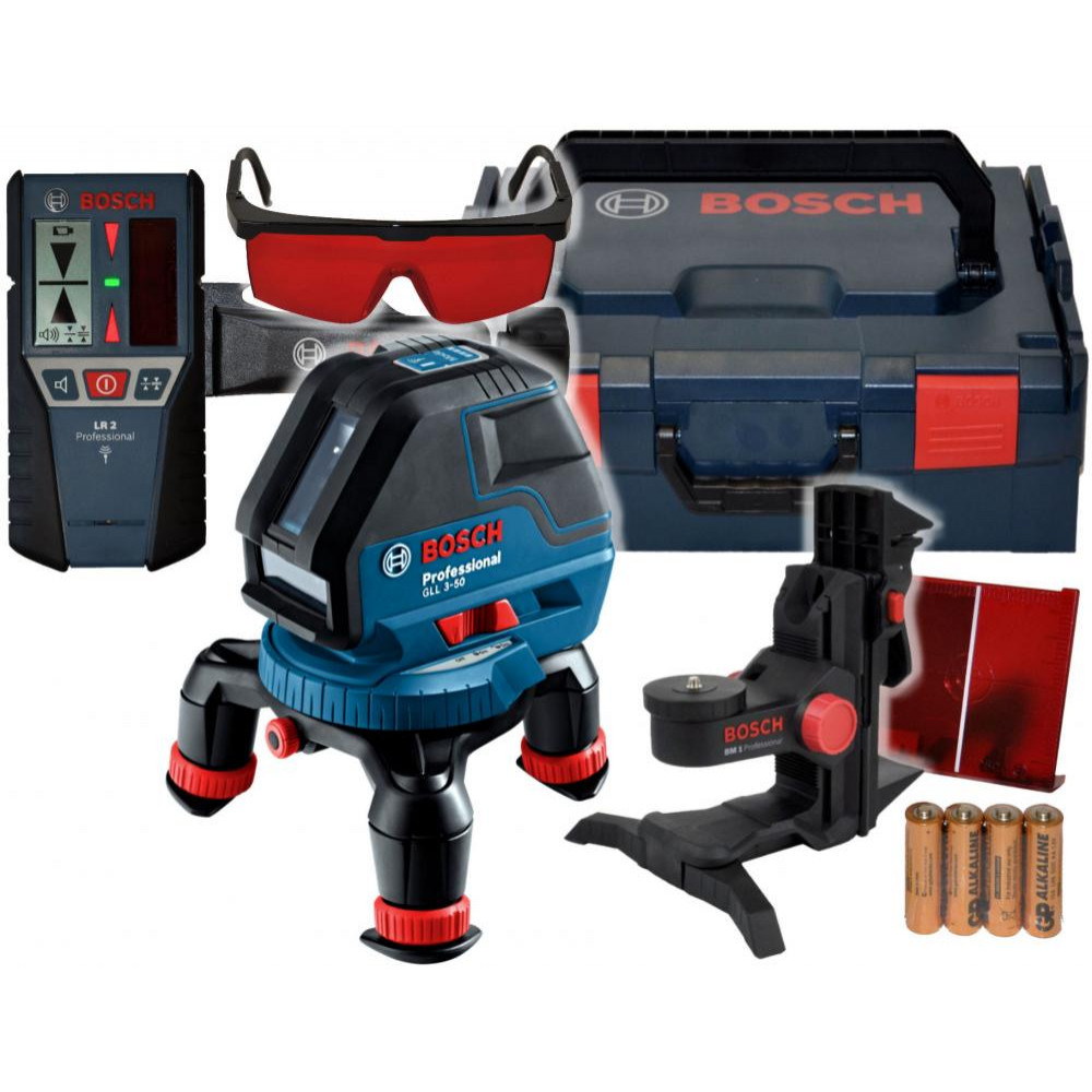 Лазерный нивелир Bosch GLL 3-50 Professional + BM1 + LR 2 + L-BOXX (10 м, с приемником - 50 м) (0601063803)
Лазерный нивелир Bosch GLL 3-50 Professional + BM1 + LR 2 + L-BOXX (10 м, с приемником - 50 м) (0601063803)