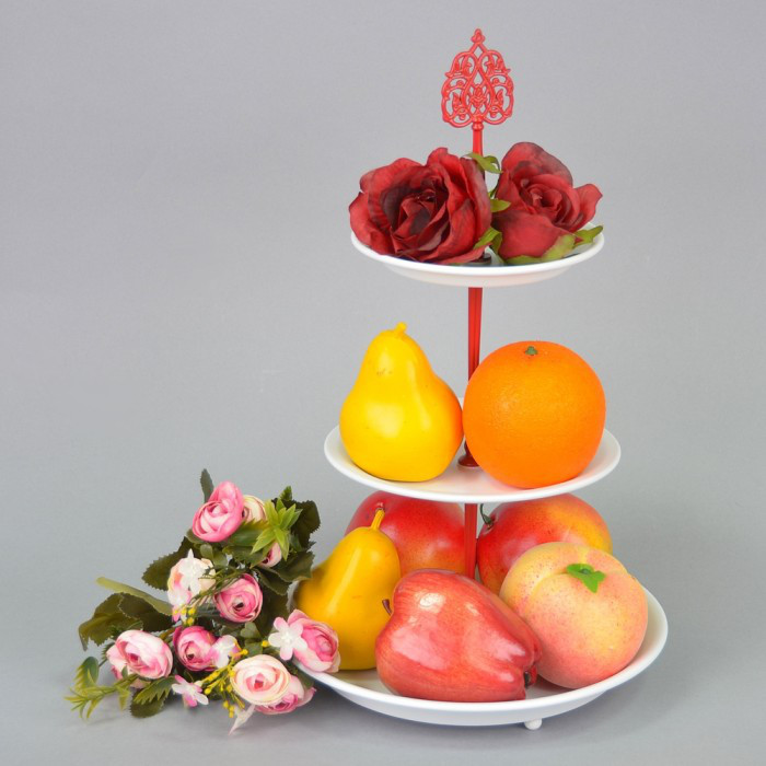 Фруктовница металлическая для фруктов "Mango" CH438, размер 37x21 см, корзинка для фруктов, ваза под фрукты,, Белый
Фруктовница металлическая для фруктов "Mango" CH438, размер 37x21 см, корзинка для фруктов, ваза под фрукты,, Белый