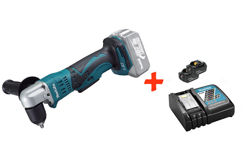 Аккумуляторная угловая дрель Makita DDA351Z+2 акк.18V 5 Ah+быстрозарядное ЗУ (DDA351RT2)
Аккумуляторная угловая дрель Makita DDA351Z+2 акк.18V 5 Ah+быстрозарядное ЗУ (DDA351RT2)