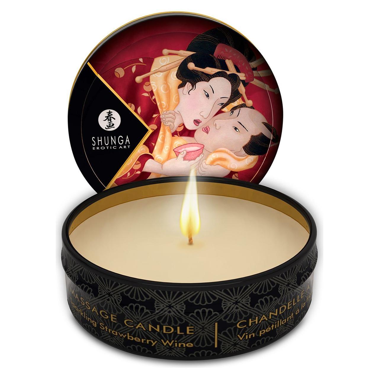 Массажная свеча Shunga Mini Massage Candle - Sparkling Strawberry Wine (30 мл) с афродизиаками
Массажная свеча Shunga Mini Massage Candle - Sparkling Strawberry Wine (30 мл) с афродизиаками