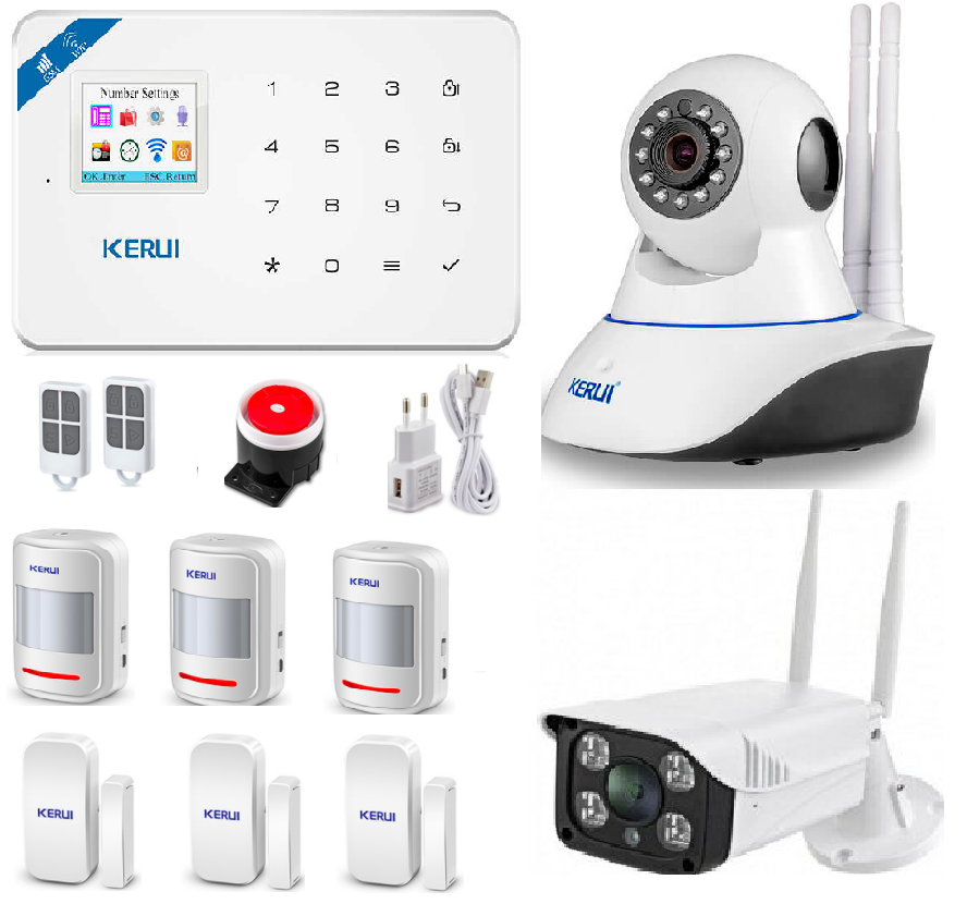 Сигнализация Kerui W18 max Double + уличная, внутренняя WI-FI IP камеры JFDSJJDF88DKKD, КОД: 2371953
Сигнализация Kerui W18 max Double + уличная, внутренняя WI-FI IP камеры JFDSJJDF88DKKD, КОД: 2371953