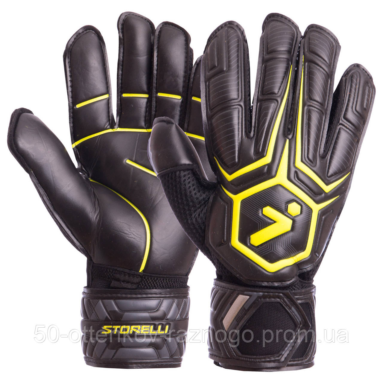 Перчатки вратарские с защитными вставками на пальцы STORELLI FB-905 (PVC, р-р 8-10, цвета в ассортименте
Перчатки вратарские с защитными вставками на пальцы STORELLI FB-905 (PVC, р-р 8-10, цвета в ассортименте