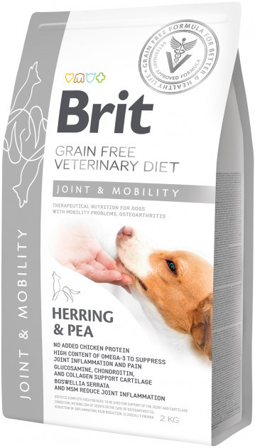 Сухой корм Brit Veterinary Diets Mobility для собак при пробл суставов, с горох, лососем и гречкой, 2 кг
Сухой корм Brit Veterinary Diets Mobility для собак при пробл суставов, с горох, лососем и гречкой, 2 кг