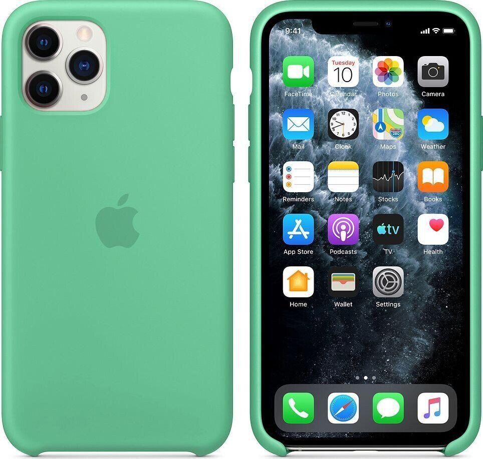 Чехол силиконовый soft-touch RCI Silicone Case для iPhone 11 Pro Max Spearmint, КОД: 1895373, Mint
Чехол силиконовый soft-touch RCI Silicone Case для iPhone 11 Pro Max Spearmint, КОД: 1895373, Mint