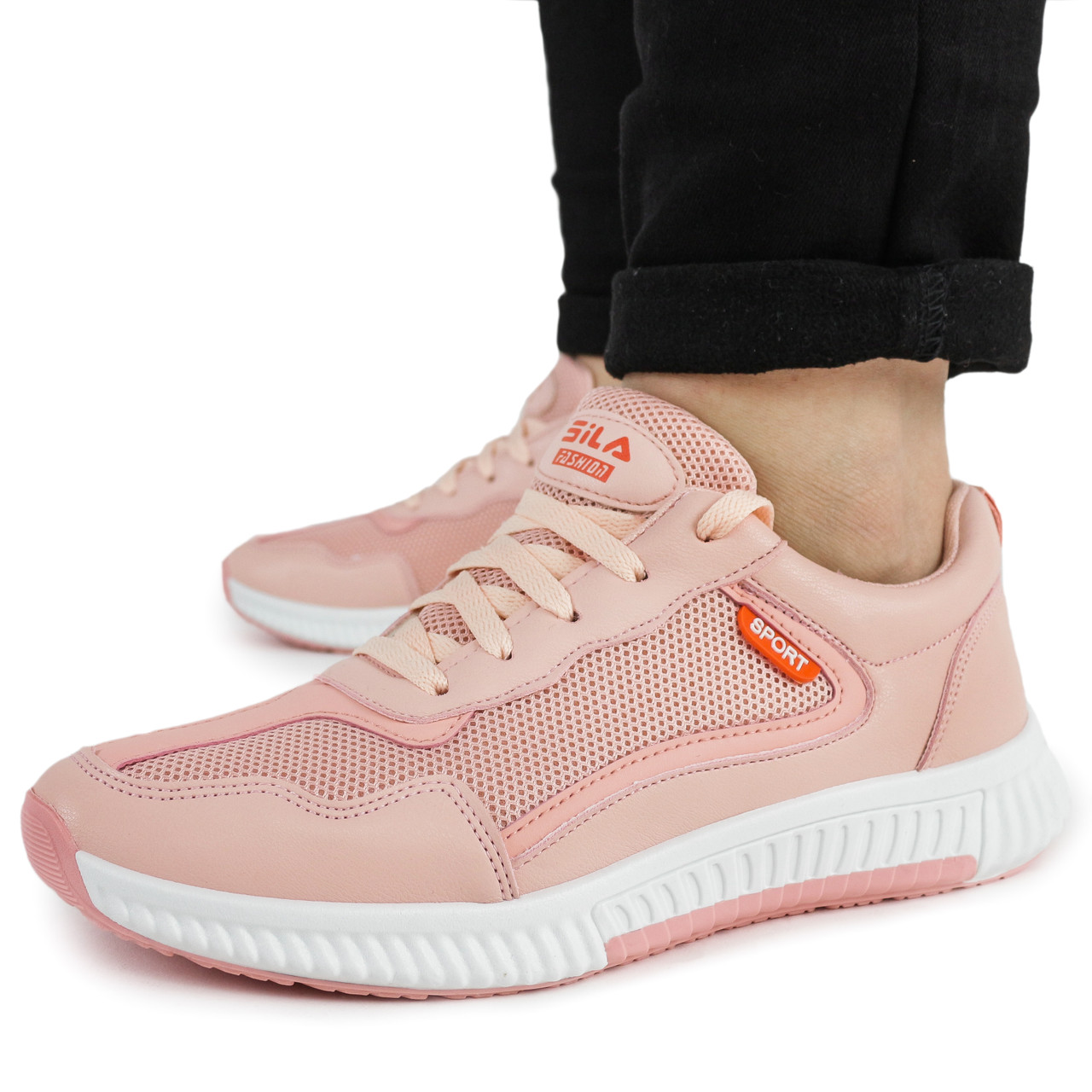 Женские кроссовки спортивные розовые демисезонные ILA Fashion 1145235474, Розовый
Женские кроссовки спортивные розовые демисезонные ILA Fashion 1145235474, Розовый
