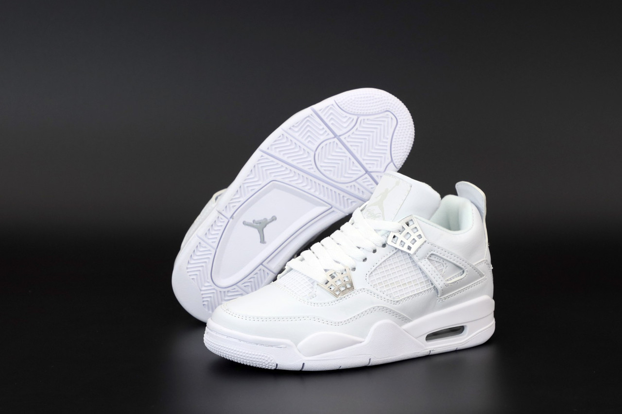 Кроссовки мужские Nike Air Jordan 4 Retro белые, Найк Джордан, натуральная кожа. Код KD-12436 44, Белый
Кроссовки мужские Nike Air Jordan 4 Retro белые, Найк Джордан, натуральная кожа. Код KD-12436 44, Белый