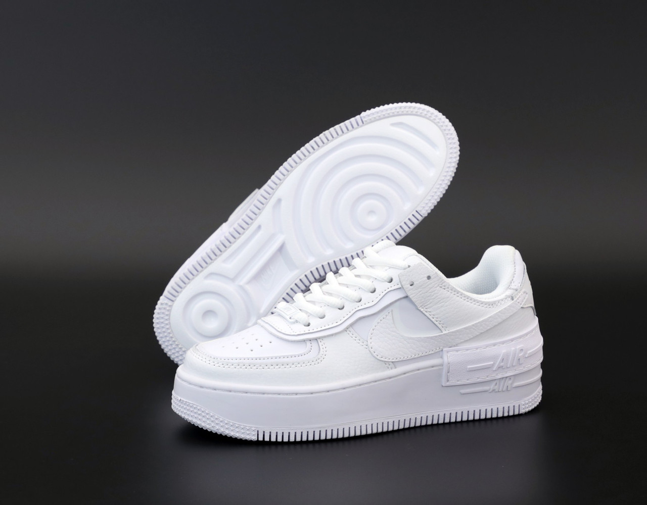 Кроссовки женские Nike Air Force Shadow белые, Найк Аир Форс Шадоу, натуральная кожа, прошиты, код KD-12216 40, Белый
Кроссовки женские Nike Air Force Shadow белые, Найк Аир Форс Шадоу, натуральная кожа, прошиты, код KD-12216 40, Белый