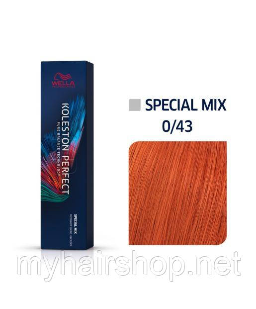 Краска для волос Wella Professionals Koleston Perfect с технологией ME+ 0/43 - Оранжевый
Краска для волос Wella Professionals Koleston Perfect с технологией ME+ 0/43 - Оранжевый