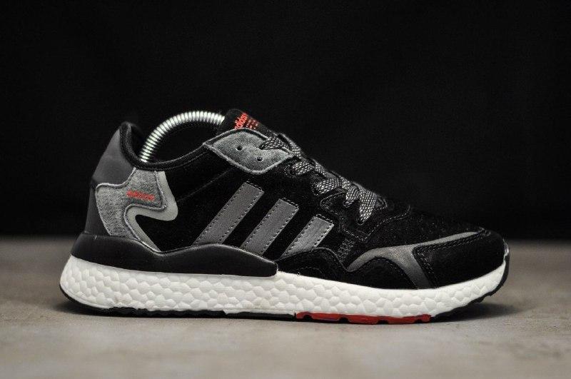 Кроссовки Adidas Nite Jogger чёрные с серым замшевые текстильные адидас неубиваемые беговые, Черный
Кроссовки Adidas Nite Jogger чёрные с серым замшевые текстильные адидас неубиваемые беговые, Черный