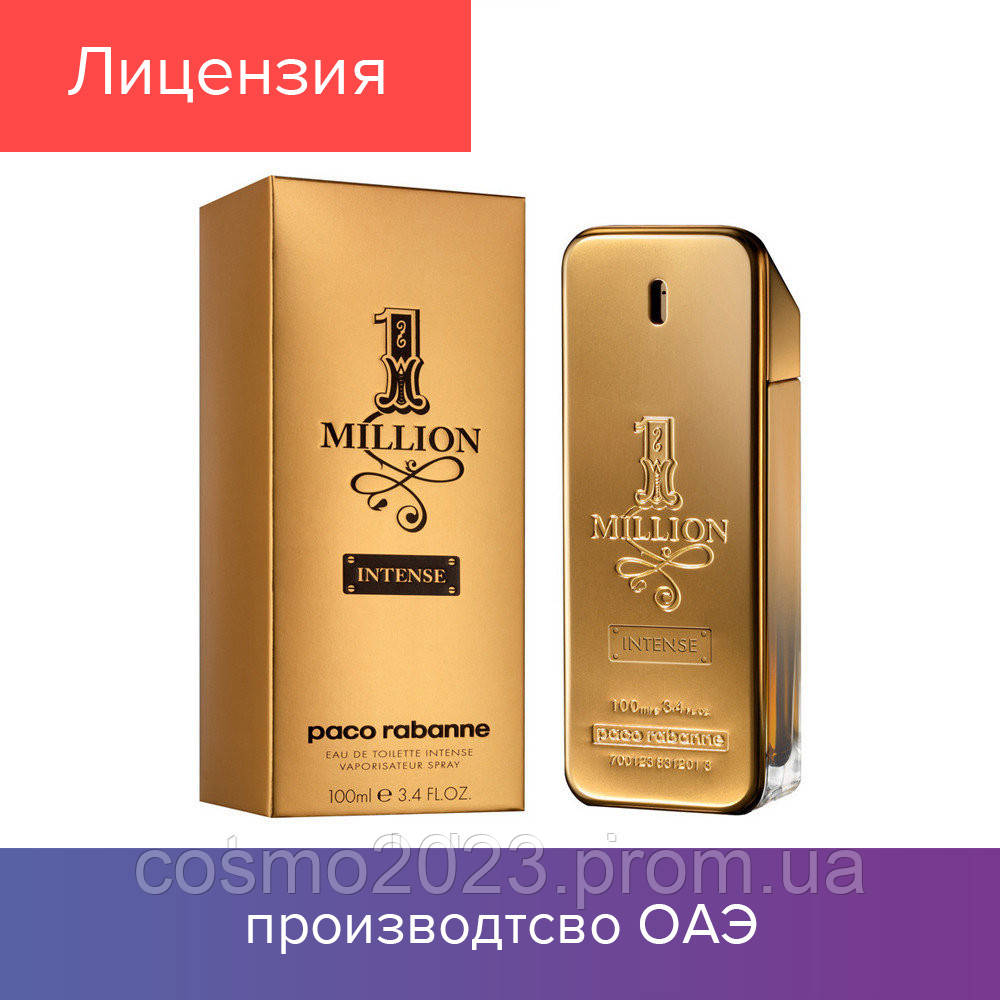 100 ml Paco Rabanne 1 Million Intense. Eau de Toilette | Туалетная вода Пако Рабан Ван Мильян Интенс 100 мл
100 ml Paco Rabanne 1 Million Intense. Eau de Toilette | Туалетная вода Пако Рабан Ван Мильян Интенс 100 мл