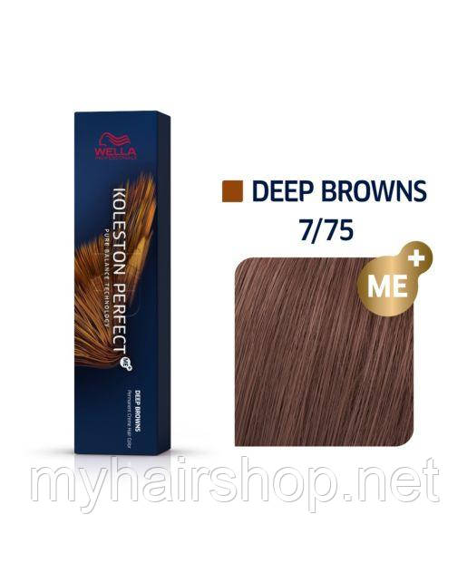 Краска для волос Wella Professionals Koleston Perfect с технологией ME+ 7/75 - Светлый палисандр
Краска для волос Wella Professionals Koleston Perfect с технологией ME+ 7/75 - Светлый палисандр