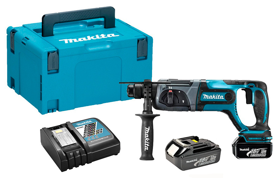 Аккумуляторный перфоратор Makita DHR241RFJ + 2x3 Ач LXT Li-ion + 22-х минутное з/у! + MakPac
Аккумуляторный перфоратор Makita DHR241RFJ + 2x3 Ач LXT Li-ion + 22-х минутное з/у! + MakPac