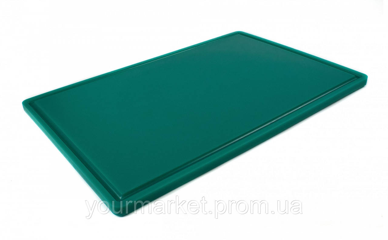 Доска разделочная HDPE с желобом, 600 * 400 * 18 мм, 6 противоскользящих ножек, зелёная 113006NK
Доска разделочная HDPE с желобом, 600 * 400 * 18 мм, 6 противоскользящих ножек, зелёная 113006NK