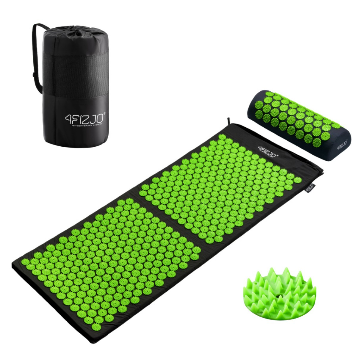 Коврик акупунктурный с валиком 4FIZJO Аппликатор Кузнецова 128 x 48 см 4FJ0048 Black/Green, Черный/зеленый
Коврик акупунктурный с валиком 4FIZJO Аппликатор Кузнецова 128 x 48 см 4FJ0048 Black/Green, Черный/зеленый