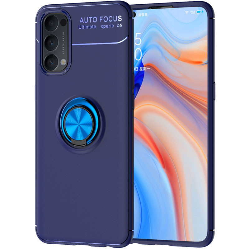 TPU чехол Deen ColorRing под магнитный держатель (opp) для Oppo Reno 4, Синий / синий
TPU чехол Deen ColorRing под магнитный держатель (opp) для Oppo Reno 4, Синий / синий