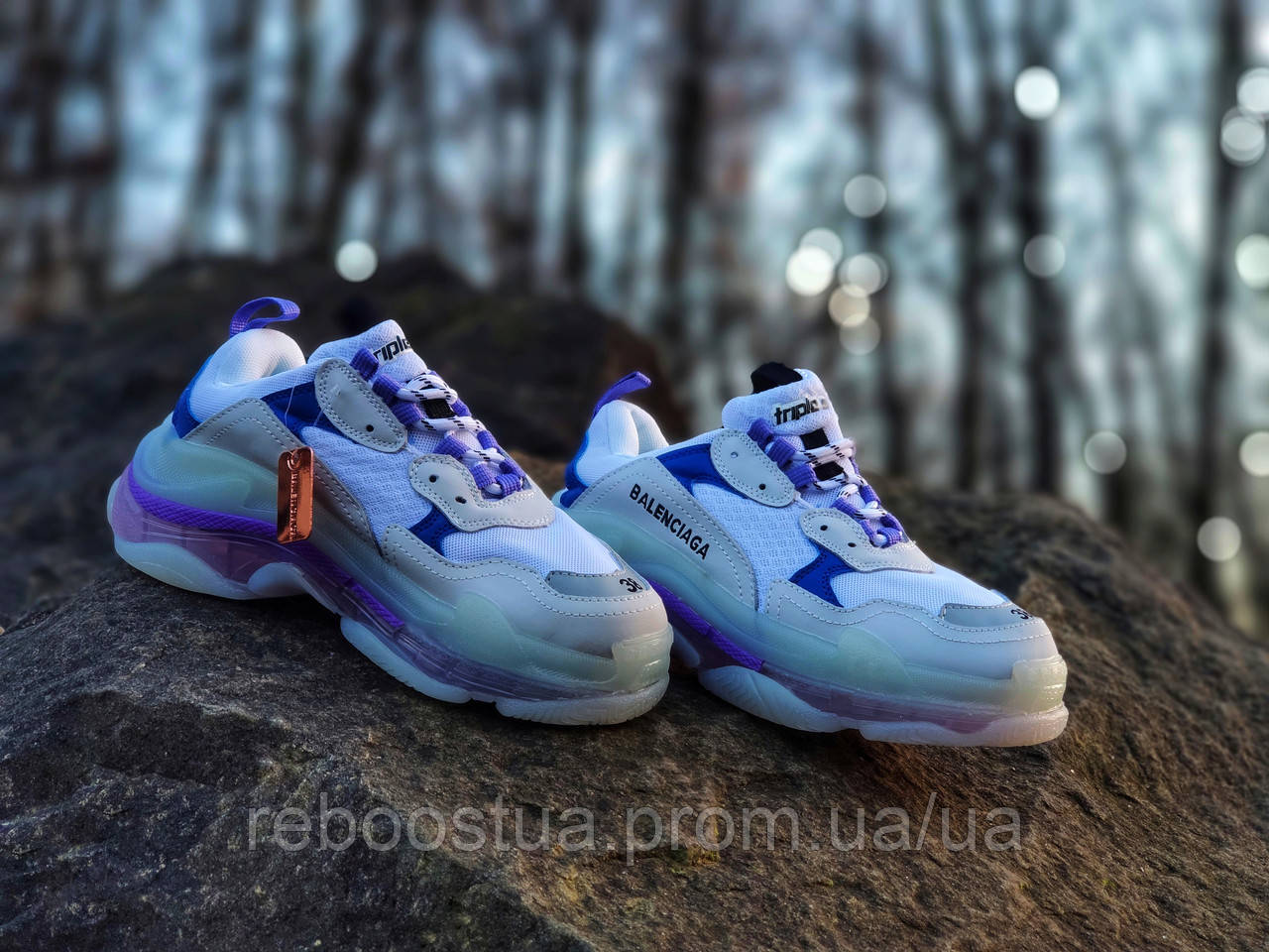 Balenciaga Triple S Clear фіолетовий, чорний, сірий, білий, Італія Баленсіага Тріпл З 37 (23,5 см), Бордовый
Balenciaga Triple S Clear фіолетовий, чорний, сірий, білий, Італія Баленсіага Тріпл З 37 (23,5 см), Бордовый