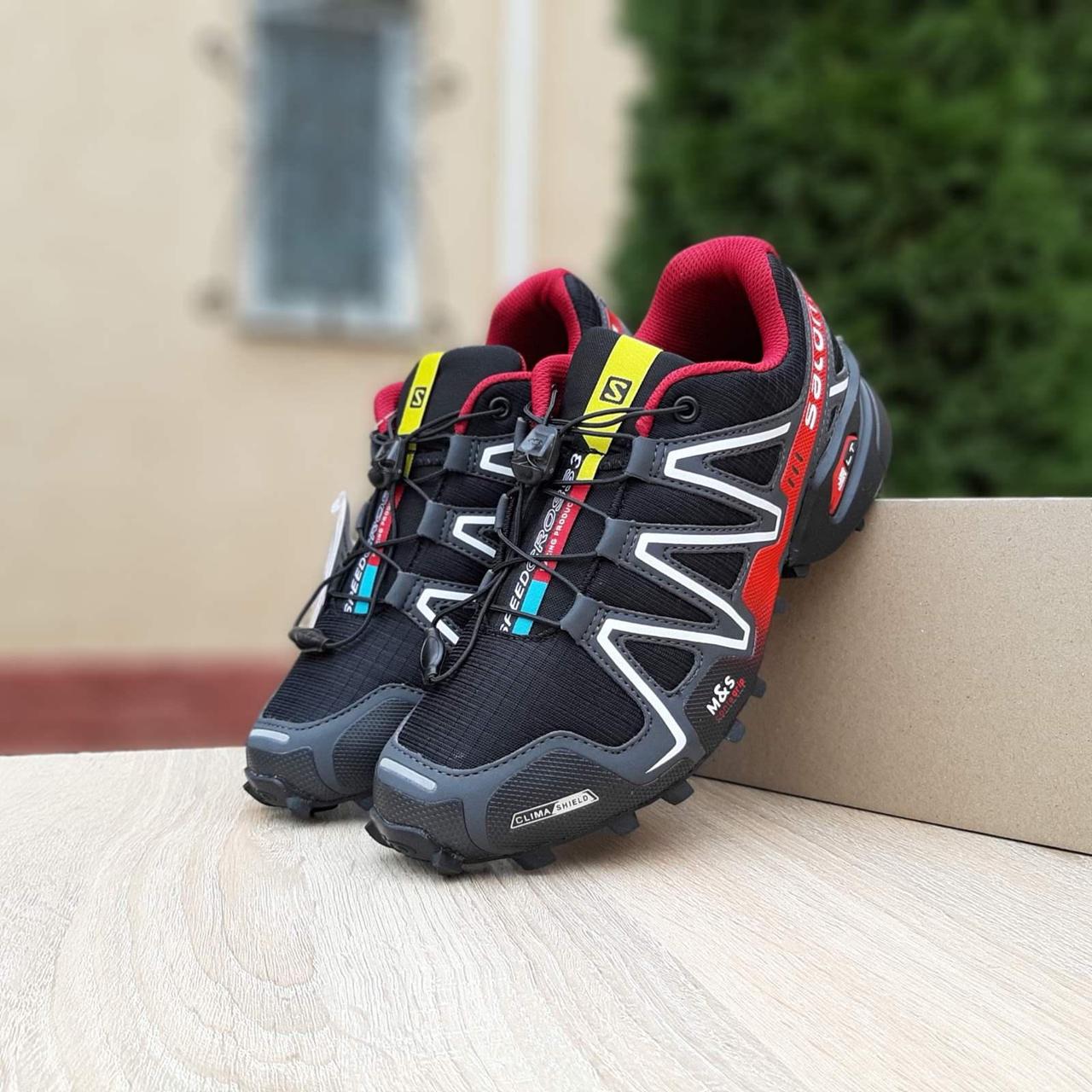Мужские кроссовки в стиле Salomon Саломон SpeedCross 3, черные с красным 44 (27,5 см), Черный
Мужские кроссовки в стиле Salomon Саломон SpeedCross 3, черные с красным 44 (27,5 см), Черный