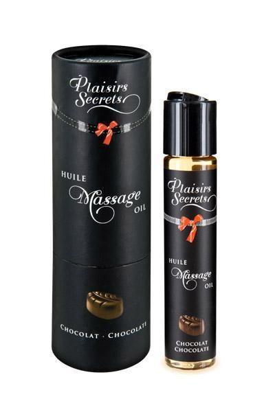 Массажное масло Plaisirs Secrets Chocolate (59 мл) с афродизиаками, съедобное, подарочная упаковка
Массажное масло Plaisirs Secrets Chocolate (59 мл) с афродизиаками, съедобное, подарочная упаковка