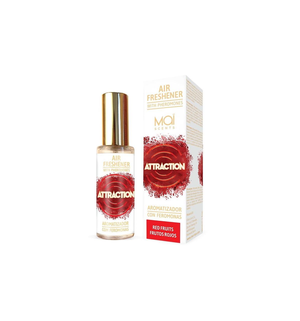 Освежитель воздуха с феромонами и ароматом красных фруктов MAI Air Freshener Red Fruits (30 мл)
Освежитель воздуха с феромонами и ароматом красных фруктов MAI Air Freshener Red Fruits (30 мл)