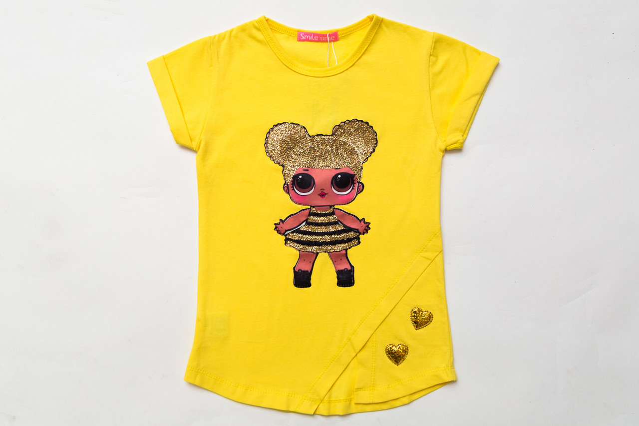 Футболка для дівчинки р.98,104,110,122,128 желтая SmileTime Doll Queen Bee 104, Желтый
Футболка для дівчинки р.98,104,110,122,128 желтая SmileTime Doll Queen Bee 104, Желтый
