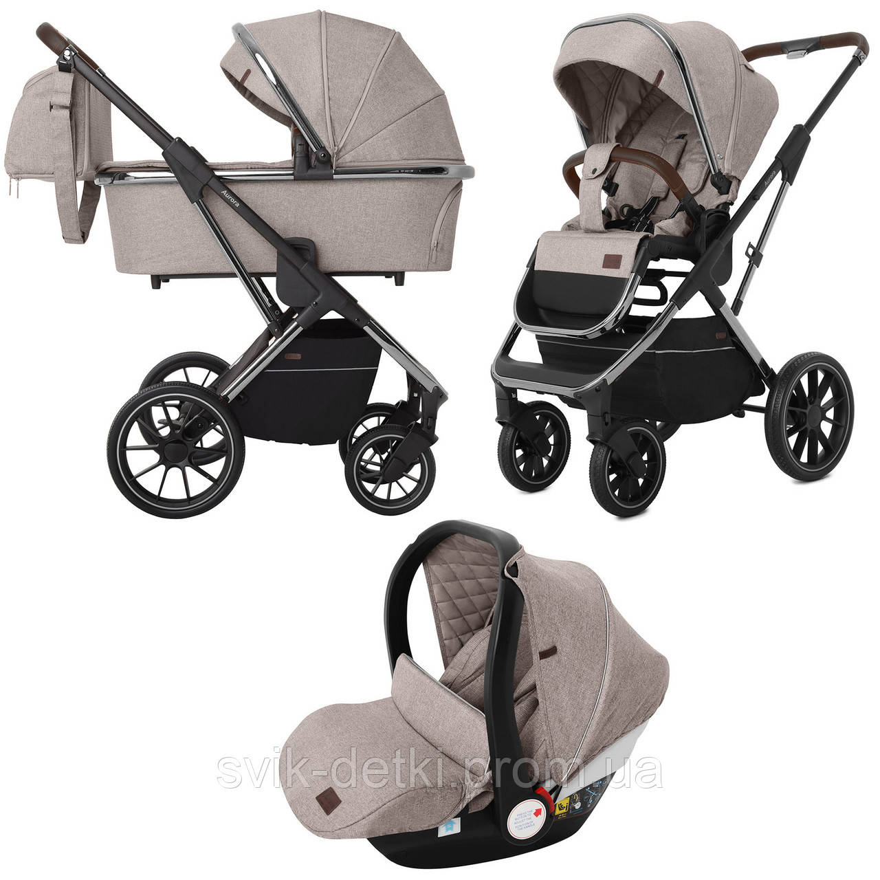 Коляска универсальная CARRELLO Aurora CRL-6502/1 (3in1) Almond Beige +дождевик /1/
Коляска универсальная CARRELLO Aurora CRL-6502/1 (3in1) Almond Beige +дождевик /1/