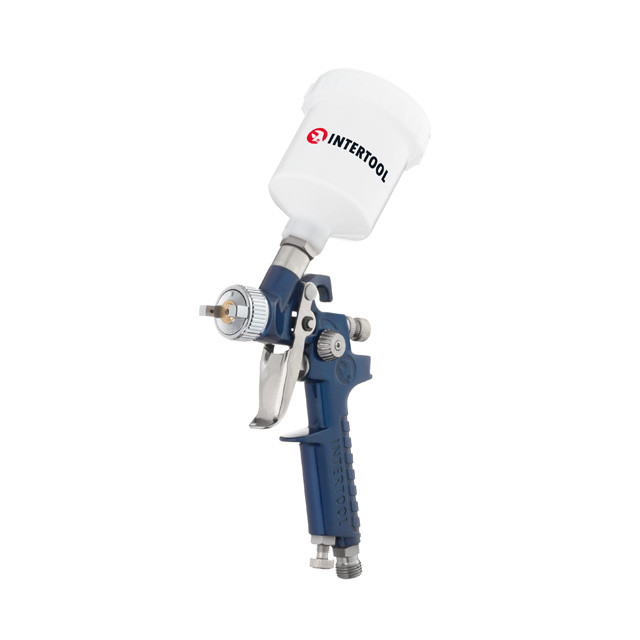 Краскопульт(Пневматический)Краскораспылитель HVLP MINI(1.2мм/125мл)INTERTOOL PT-0122
Краскопульт(Пневматический)Краскораспылитель HVLP MINI(1.2мм/125мл)INTERTOOL PT-0122
