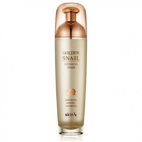 Антивозрастной тонер для лица с муцином улитки Skin79 Golden Snail Intensive Toner 130 мл
Антивозрастной тонер для лица с муцином улитки Skin79 Golden Snail Intensive Toner 130 мл