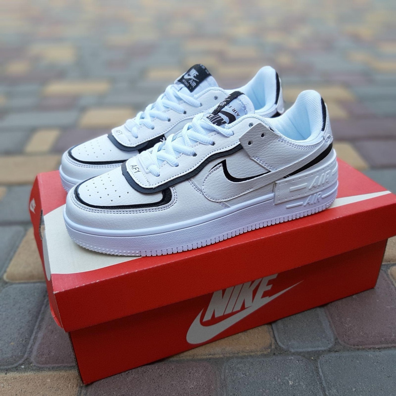 Женские кроссовки Nike Air Force 1 Shadow (белые с черным) О20205 повседневные демисезонные кроссы, Белый
Женские кроссовки Nike Air Force 1 Shadow (белые с черным) О20205 повседневные демисезонные кроссы, Белый