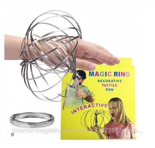 Игрушка антистресс magic circle кинетические кольца-спирали из закрученной нержавеющей стали для детей
Игрушка антистресс magic circle кинетические кольца-спирали из закрученной нержавеющей стали для детей