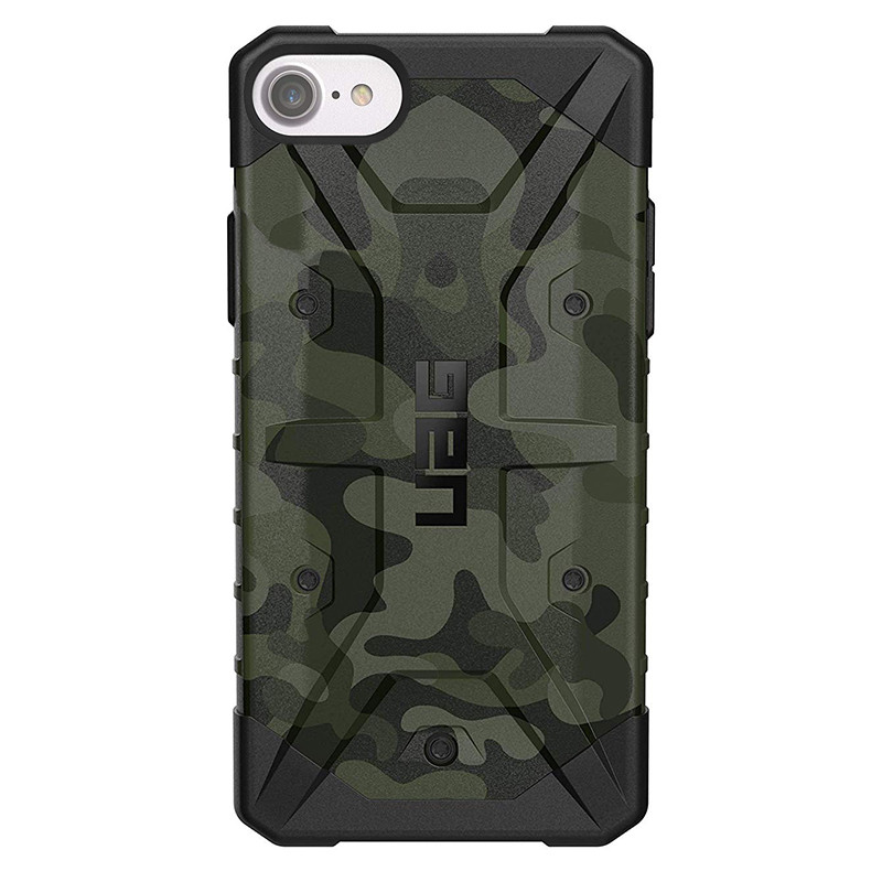 Ударопрочный чехол UAG Pathfinder камуфляж для Apple iPhone 6 / 6s / 7 / 8 / SE (2020, Зеленый
Ударопрочный чехол UAG Pathfinder камуфляж для Apple iPhone 6 / 6s / 7 / 8 / SE (2020, Зеленый