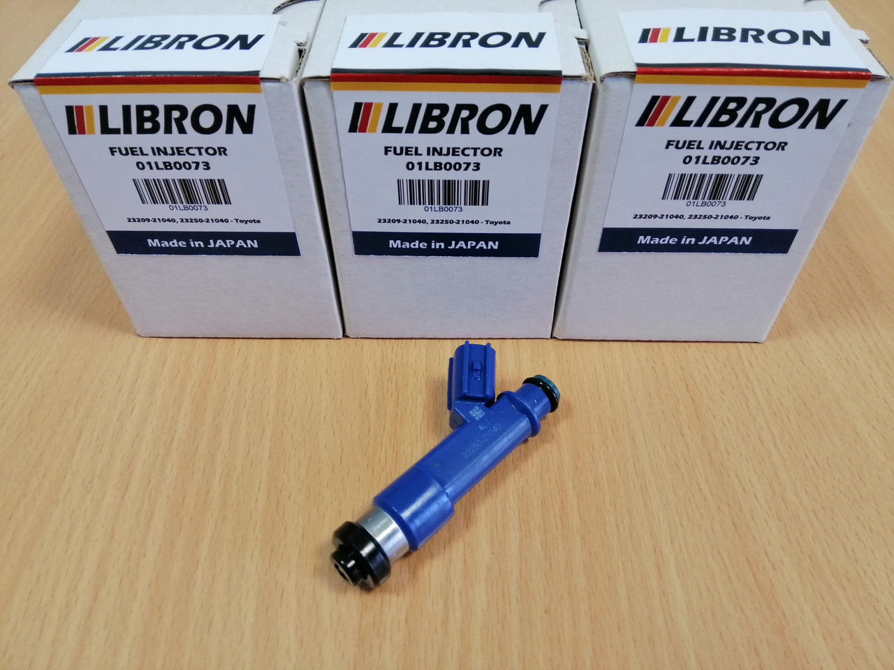 Форсунка топливная Libron 01LB0073 (аналог 23209-21040, 23250-21040, 2320921040, 2325021040 - Toyota)
Форсунка топливная Libron 01LB0073 (аналог 23209-21040, 23250-21040, 2320921040, 2325021040 - Toyota)