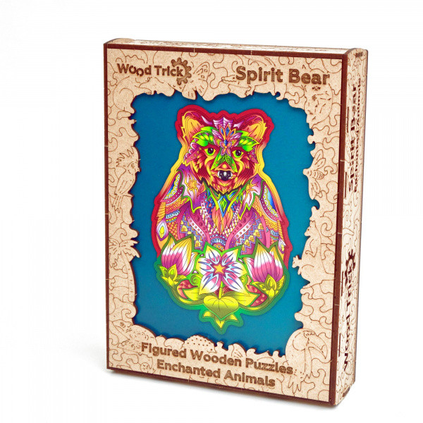 Деревянный пазл Вдохновленный Медведь Wood Trick. Фигурный пазл Spirit Bear (опт, дропшиппинг).
Деревянный пазл Вдохновленный Медведь Wood Trick. Фигурный пазл Spirit Bear (опт, дропшиппинг).